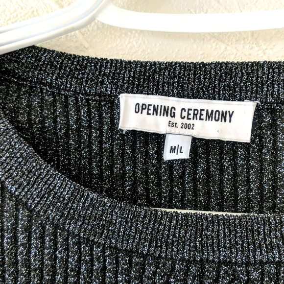 Opening Ceremony Metallic Disco Rib Tee Si… - Picture 2 of 6